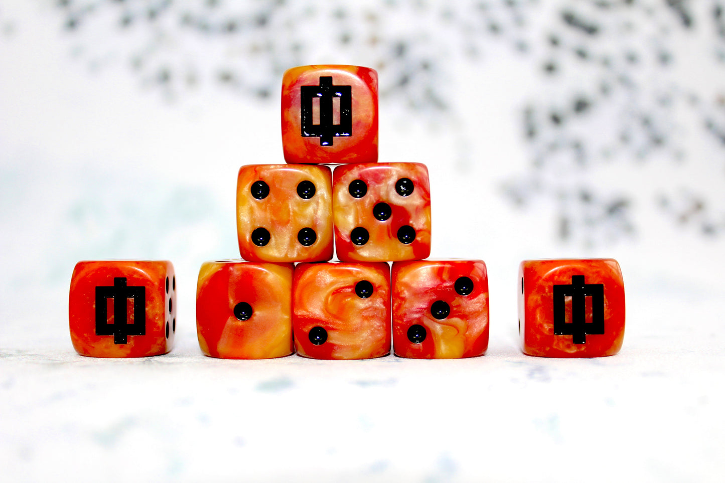 Dwarven Fyre Rune 16Mm Dice