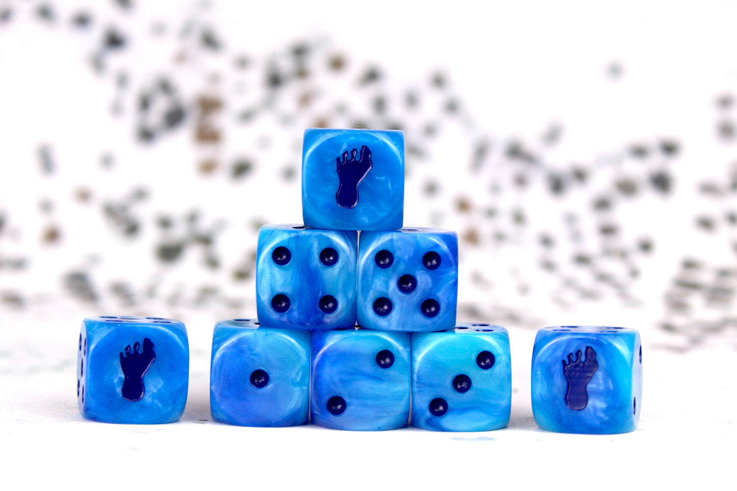 Giant Footprint, Blue Frost, Dice