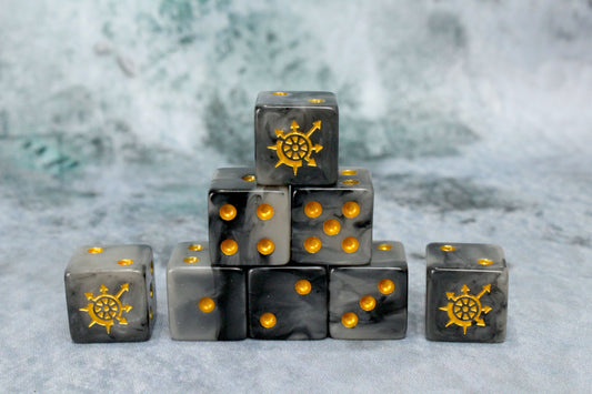 Cogs Of Chaos, Corrupted Steel, 16Mm Dice