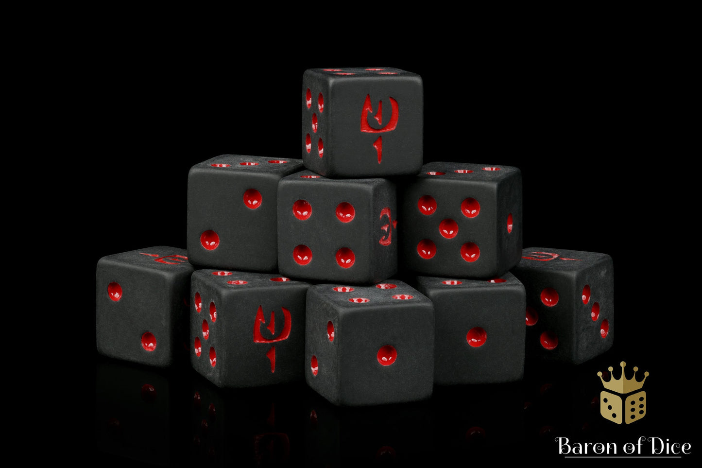 Shadow Land, Square 16Mm Dice