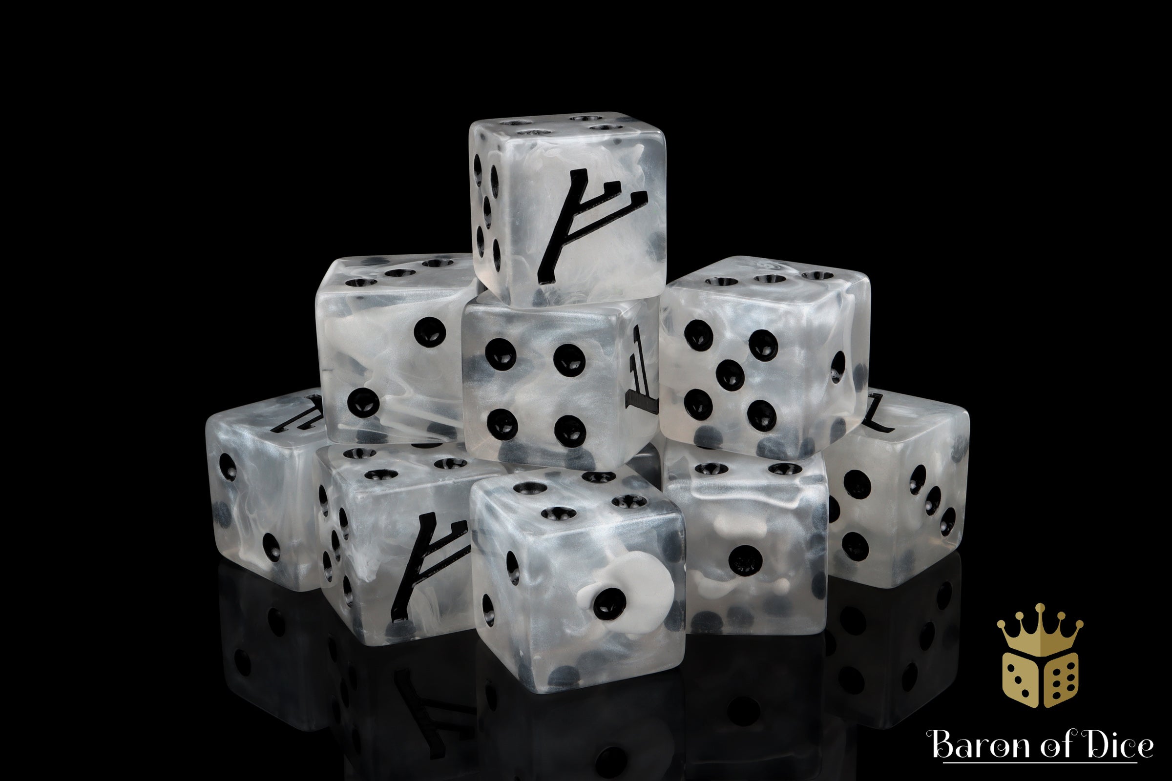 Wizard Rune, Square, 16Mm Dice – Chaos Legion Gaming