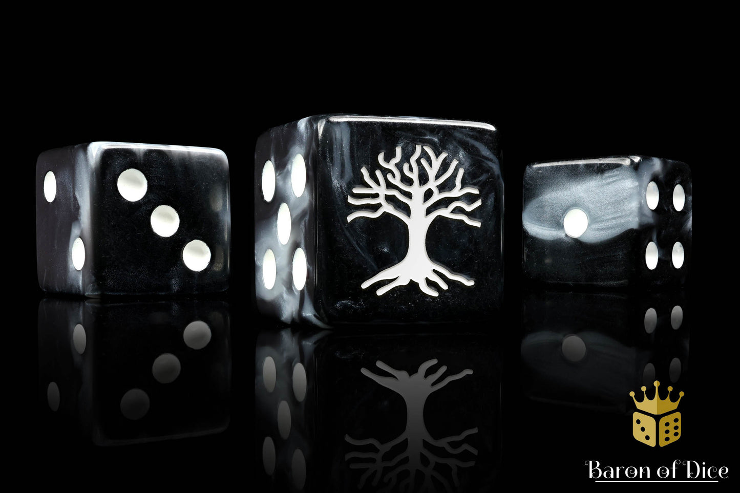 White Tree, Square 16Mm Dice