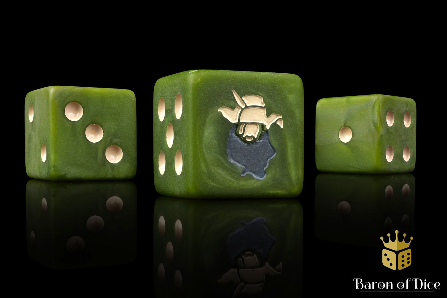 Forest Wizard, Square, 16Mm Dice