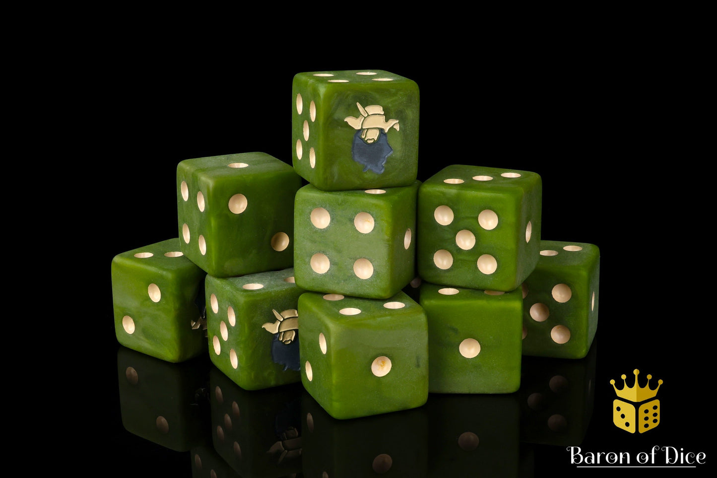 Forest Wizard, Square, 16Mm Dice