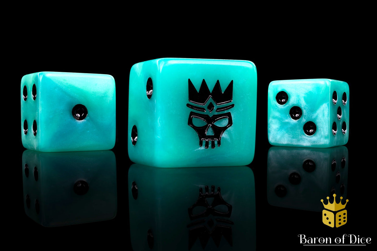 Royal Ghost, Square 16Mm Dice