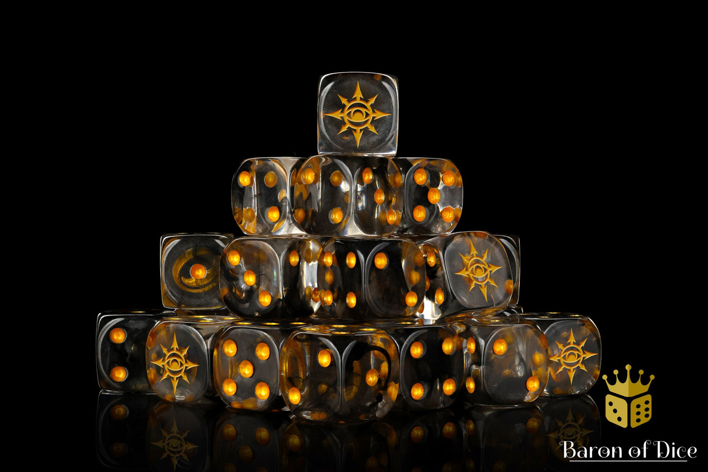 Translucent, Chaos Demon, 16Mm Dice