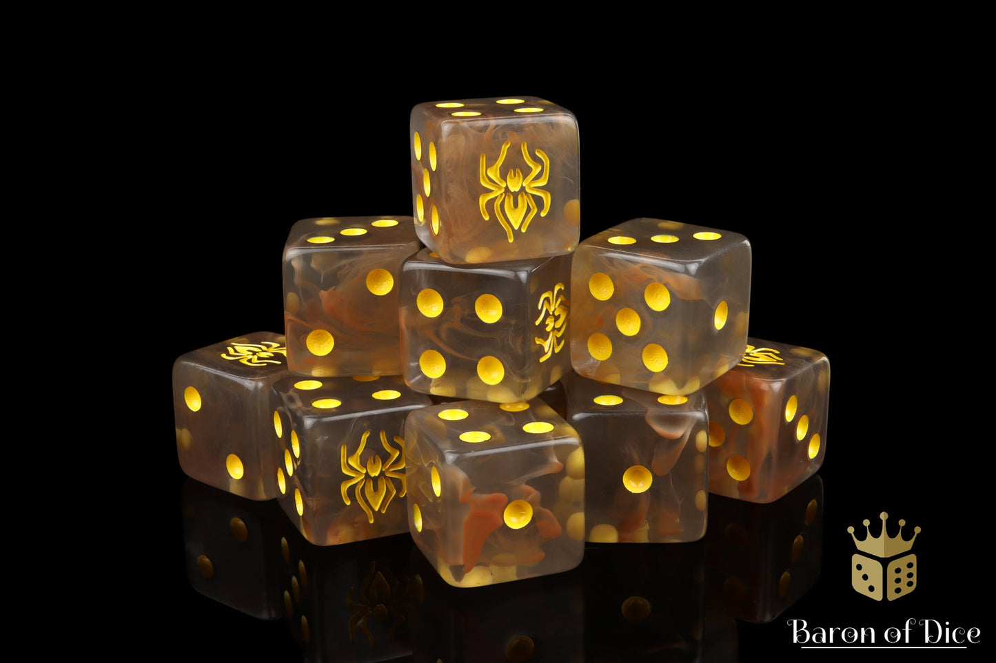 Spider, Square, 16Mm Dice