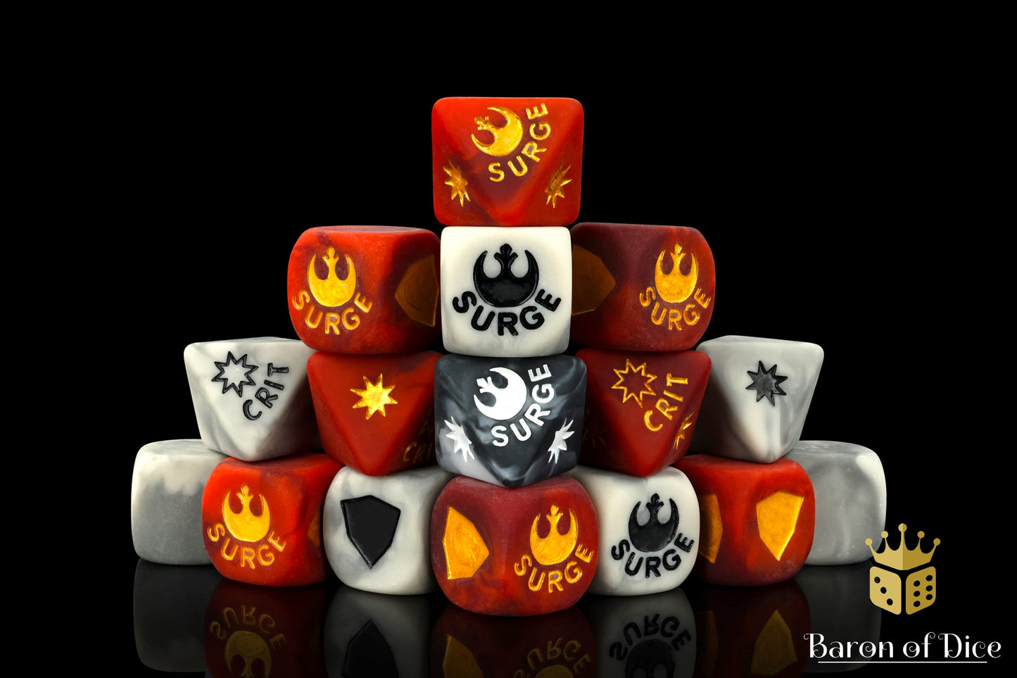 Matte Finish, Rebellion, Dice Set