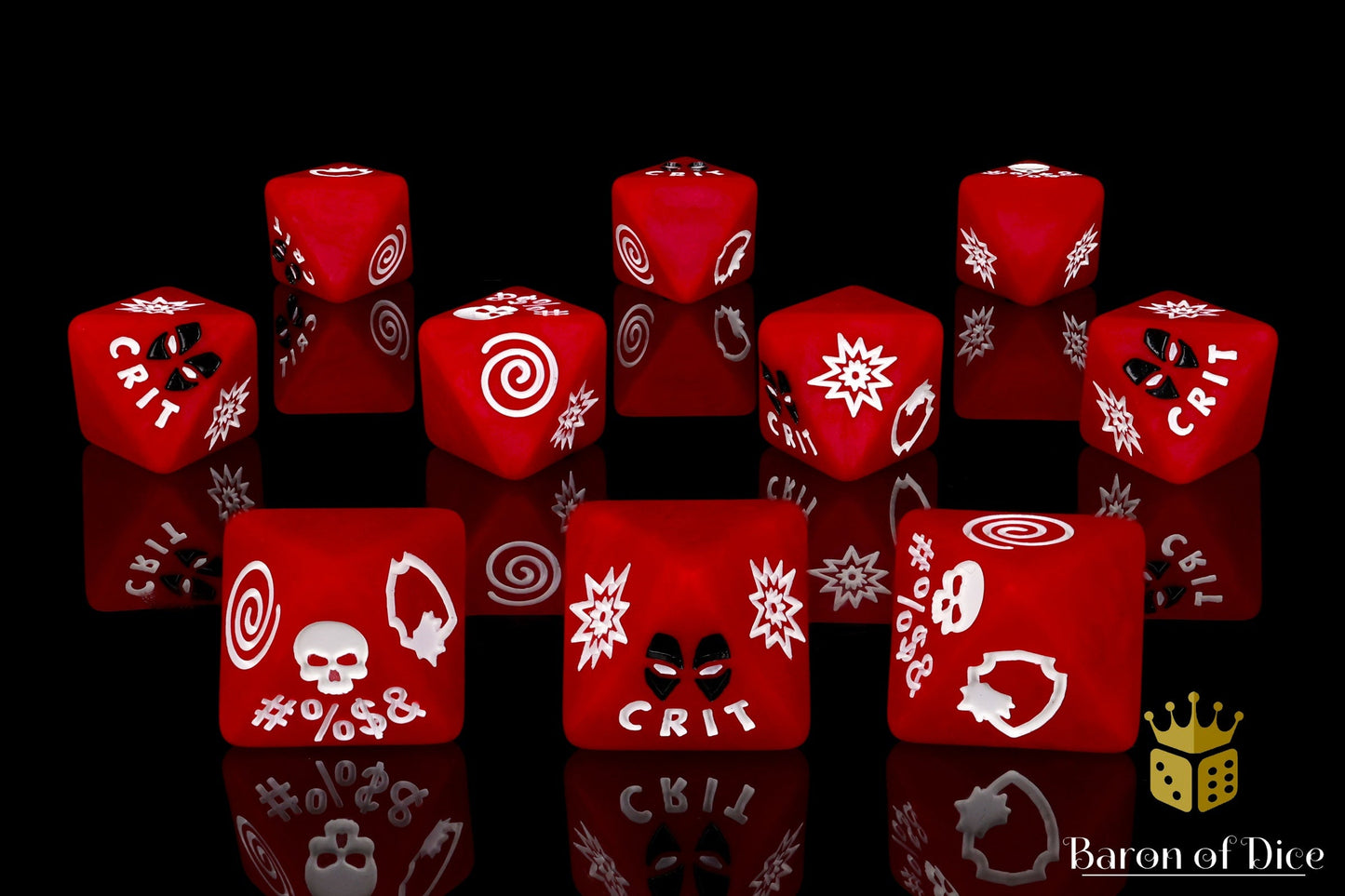 Merc for Hire D8 Dice Set