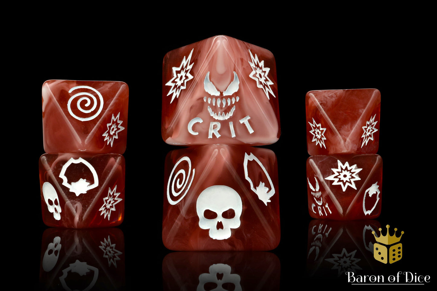 Bloody Symbiote Dark D8 Dice Set