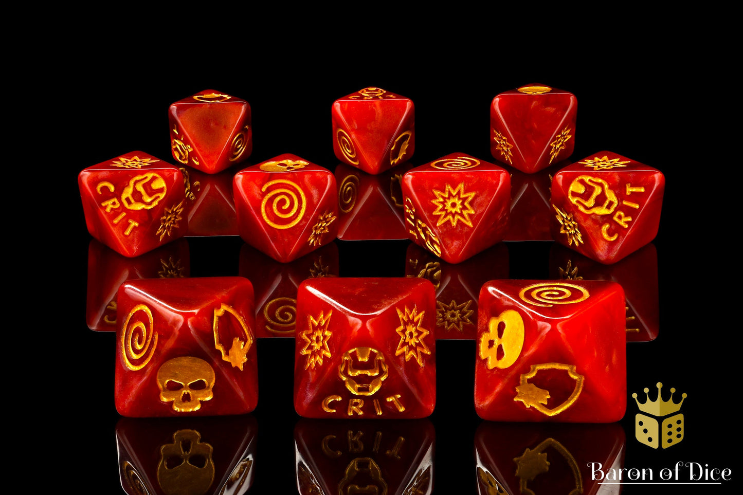 Armored Suit D8 Dice Set