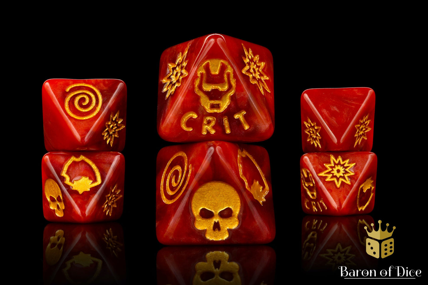 Armored Suit D8 Dice Set