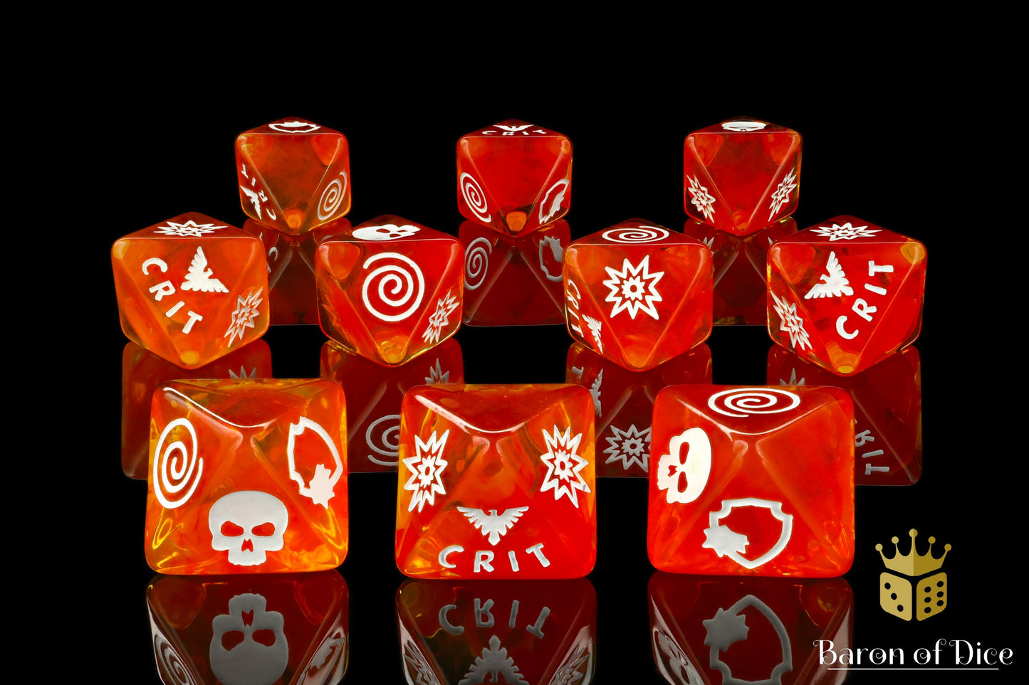 Phoenix D8 Dice Set