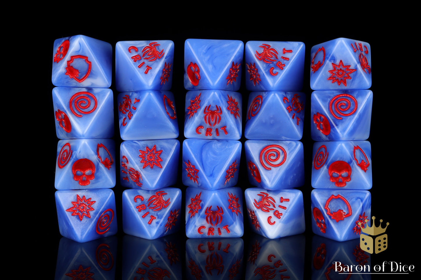 Heroic Spider D8 Dice Set