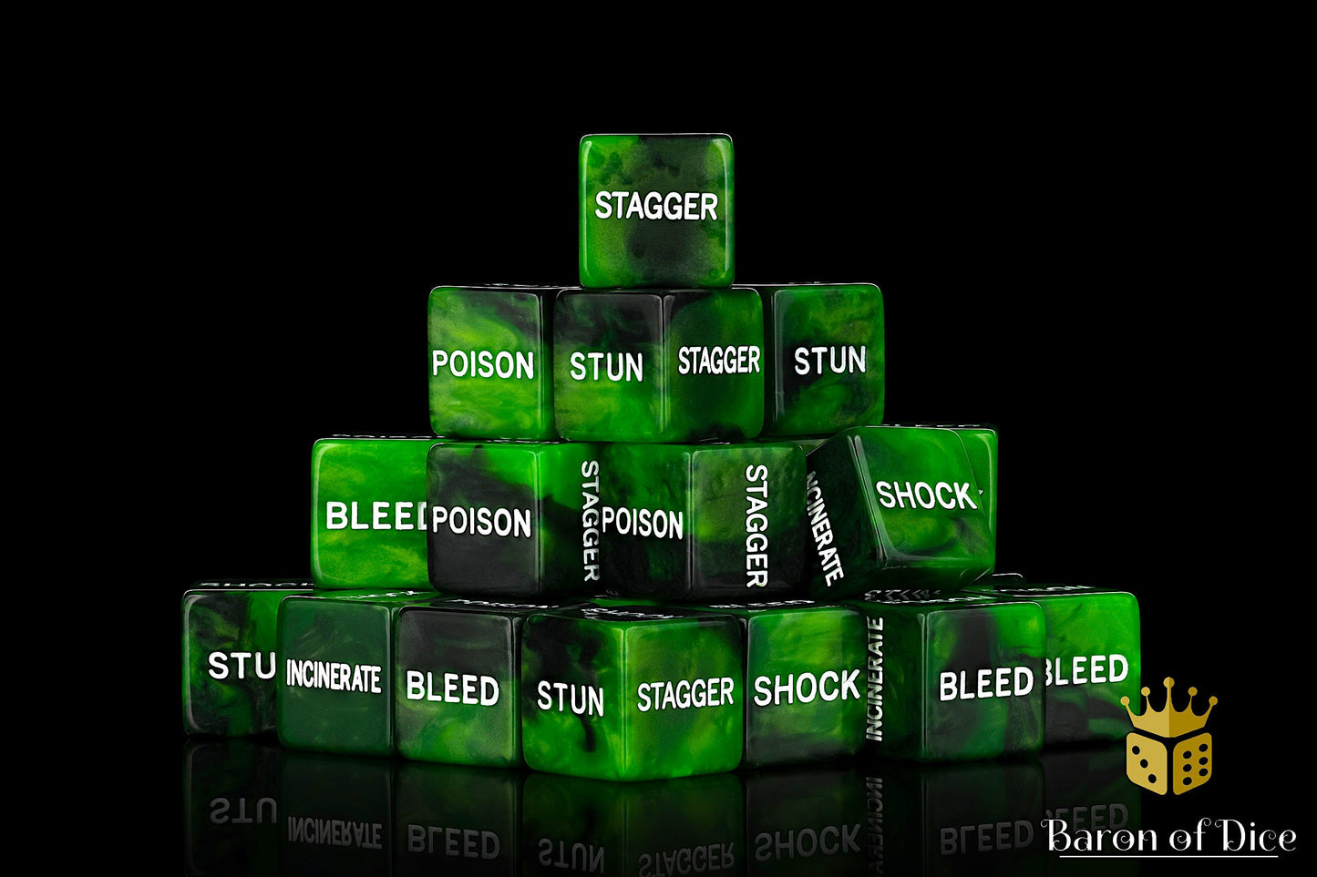 Status Effect - Comic Book Compatible Dice Set - Variety 1