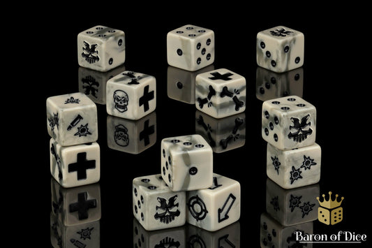 Ash Wasteland, Skirmish Set, Dice