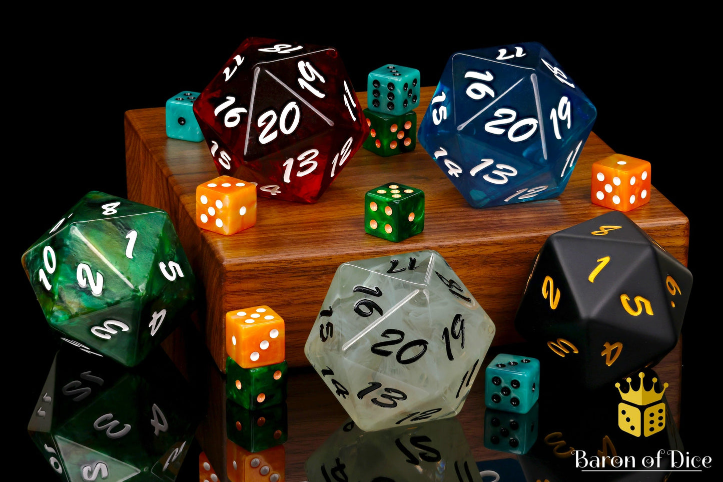 Big Ass Spindown D20 - Magic Set