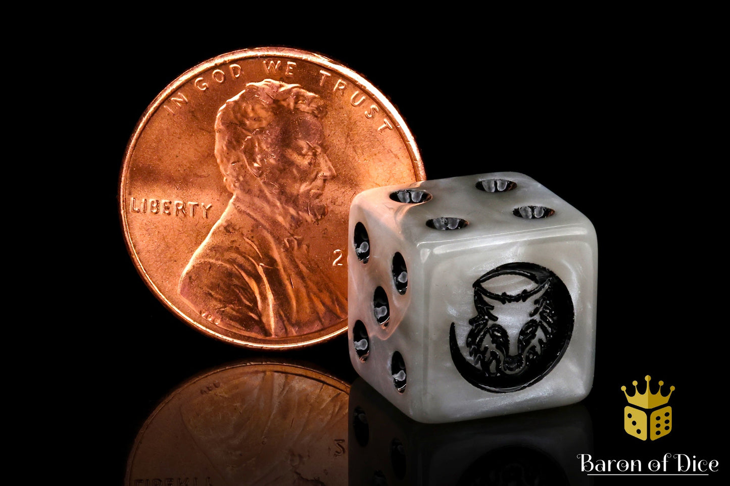 Howling Wolf 16Mm Dice 2