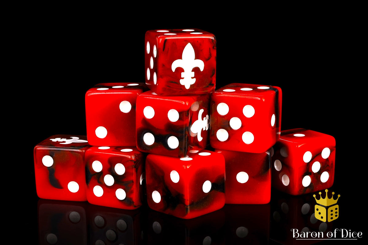 Fleur De Lis - Red