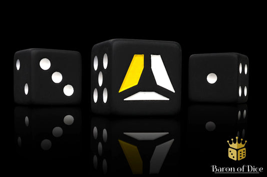 Official Alphacast, Black, 16Mm Dice