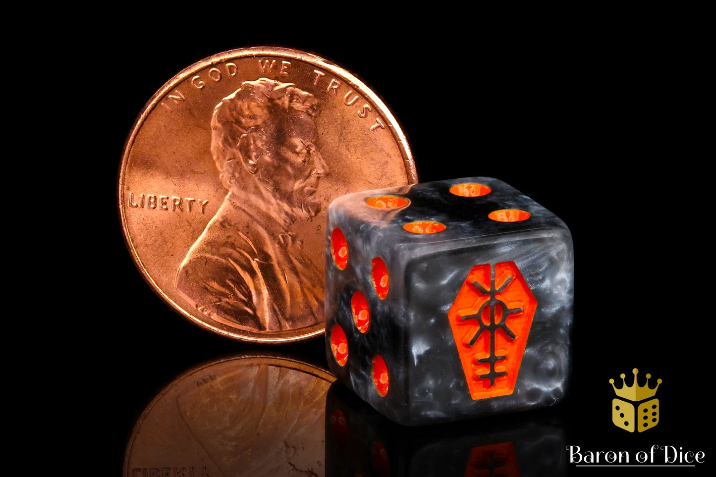 Day Of The Dead, Orange Coffin Dice