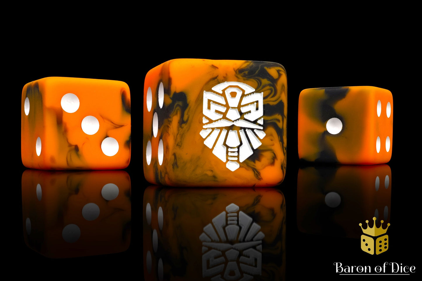 Hearth Fire, 16Mm Dice