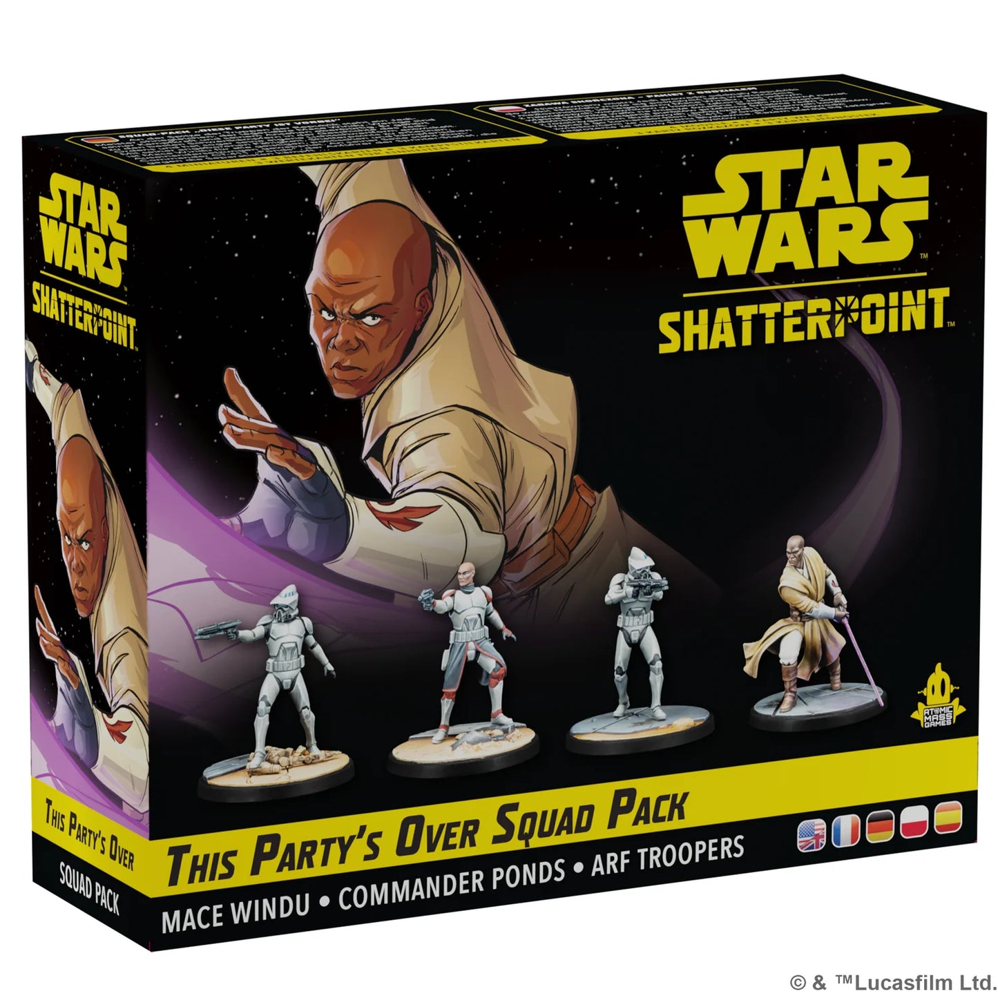 Star Wars: Shatterpoint - This Party'S Over: Mace Windu Squad Pack