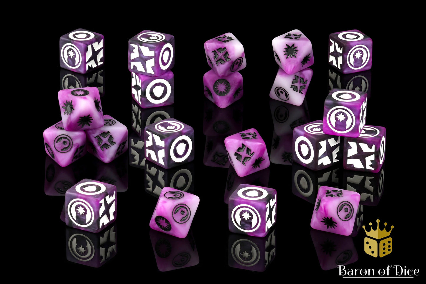 Skirmish, Good Karma - Purple, Dice Set