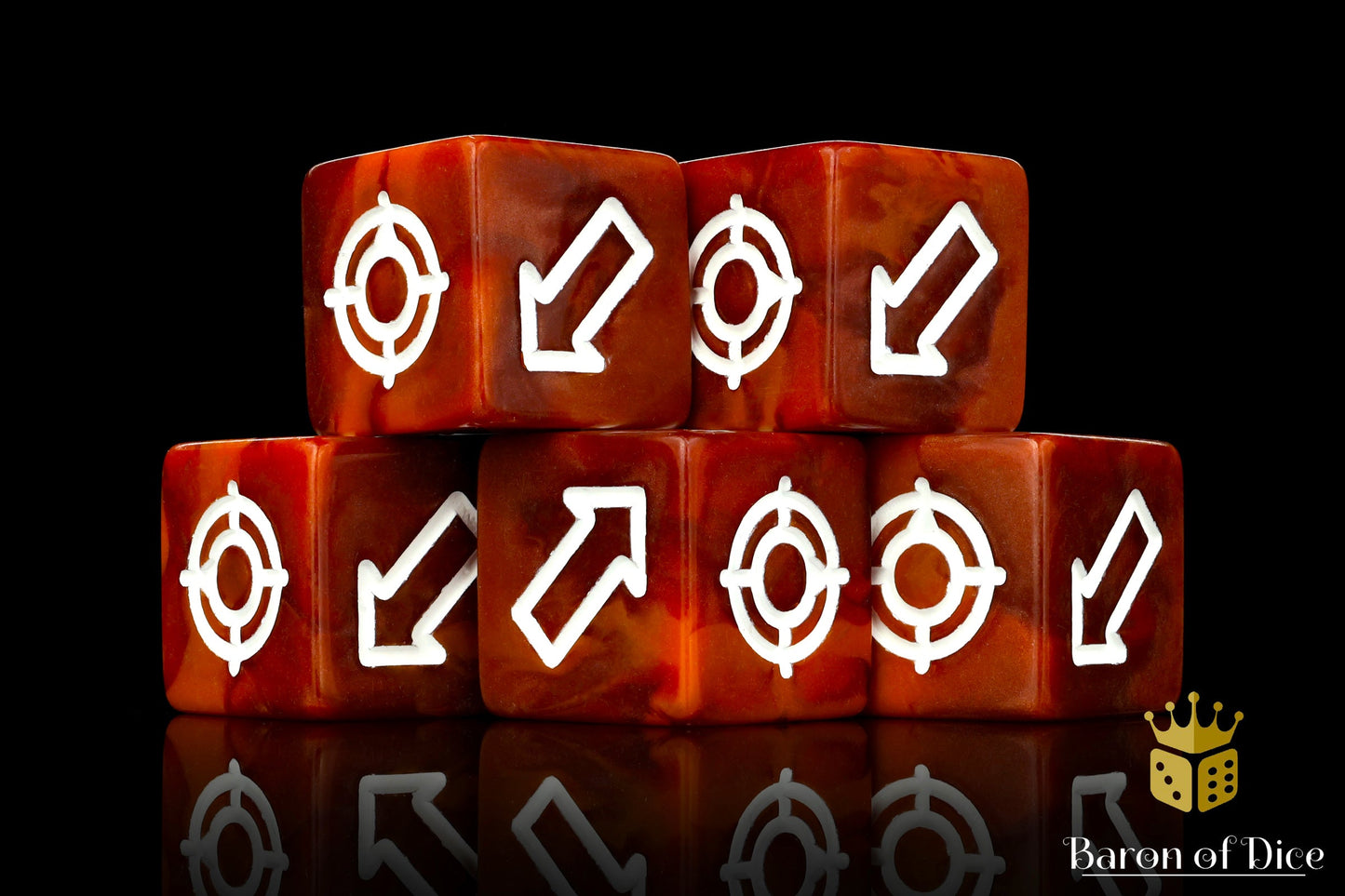 Scatter Die | Oxidized Rust