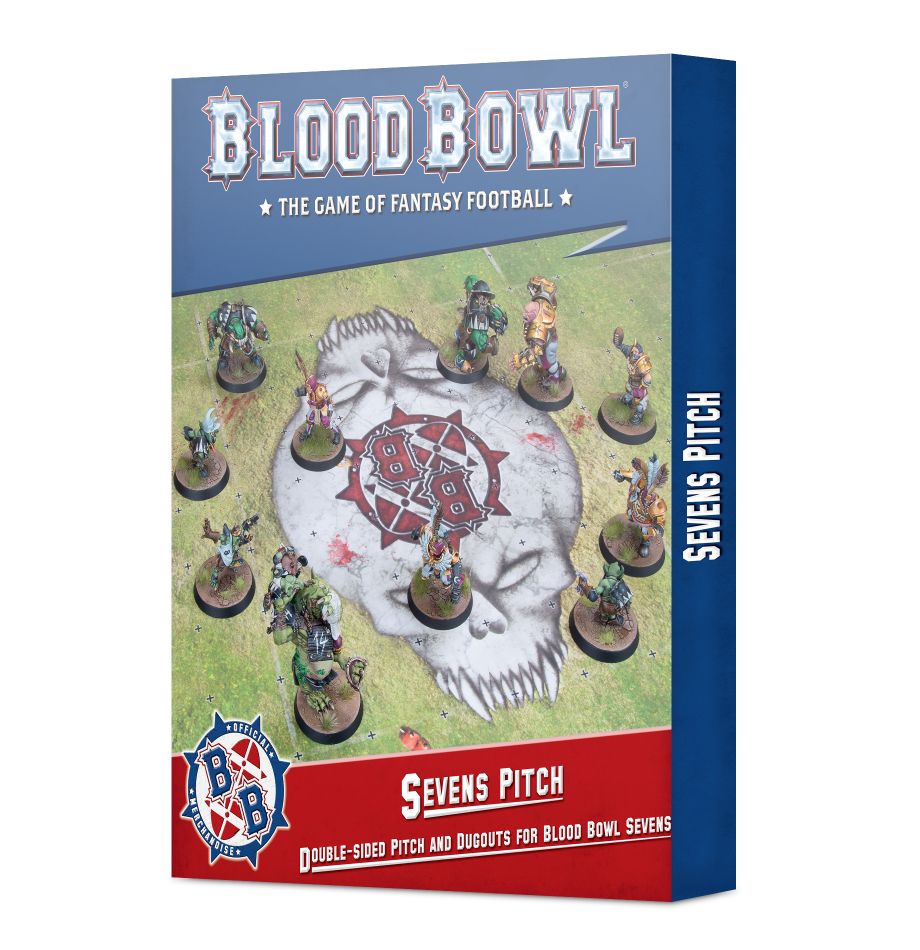 Sevens Pitch: Double-Sided Pitch And Dugouts For Blood Bowl Sevens