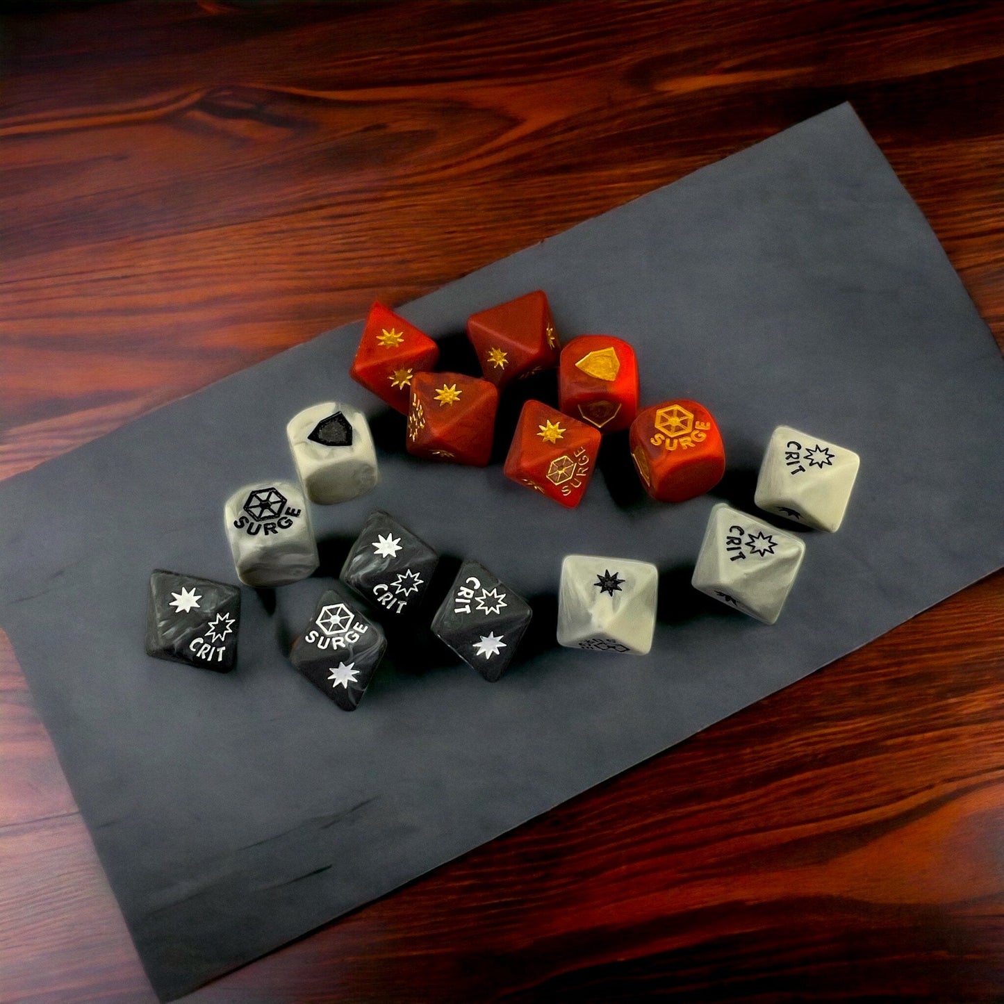 Matte Finish, Confederacy, Dice Set