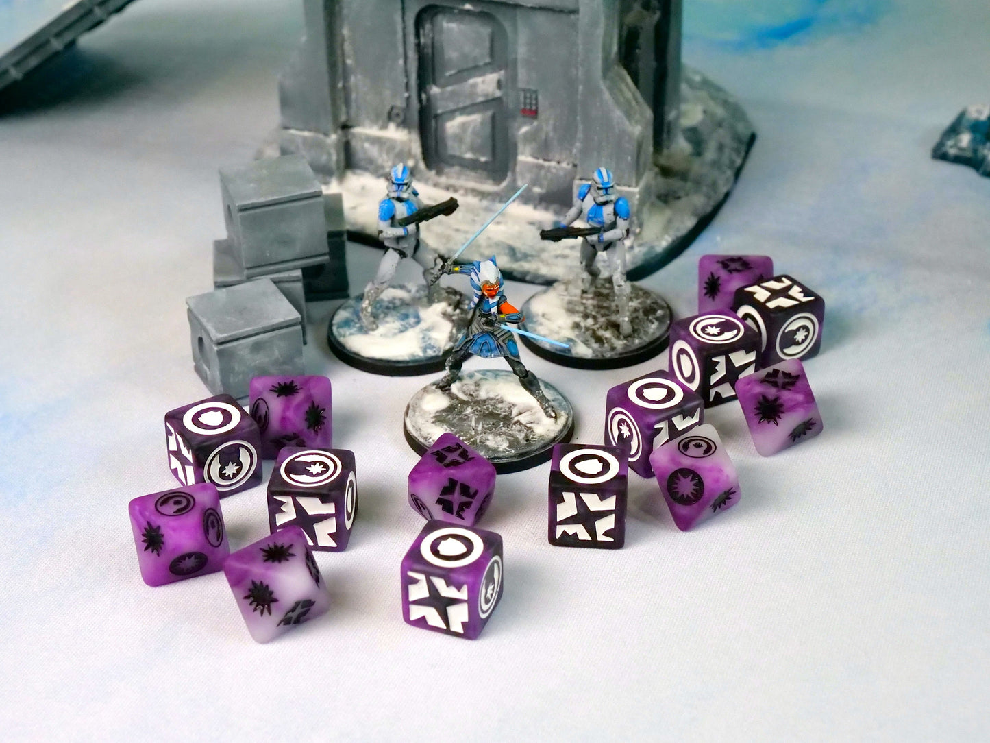 Skirmish, Good Karma - Purple, Dice Set