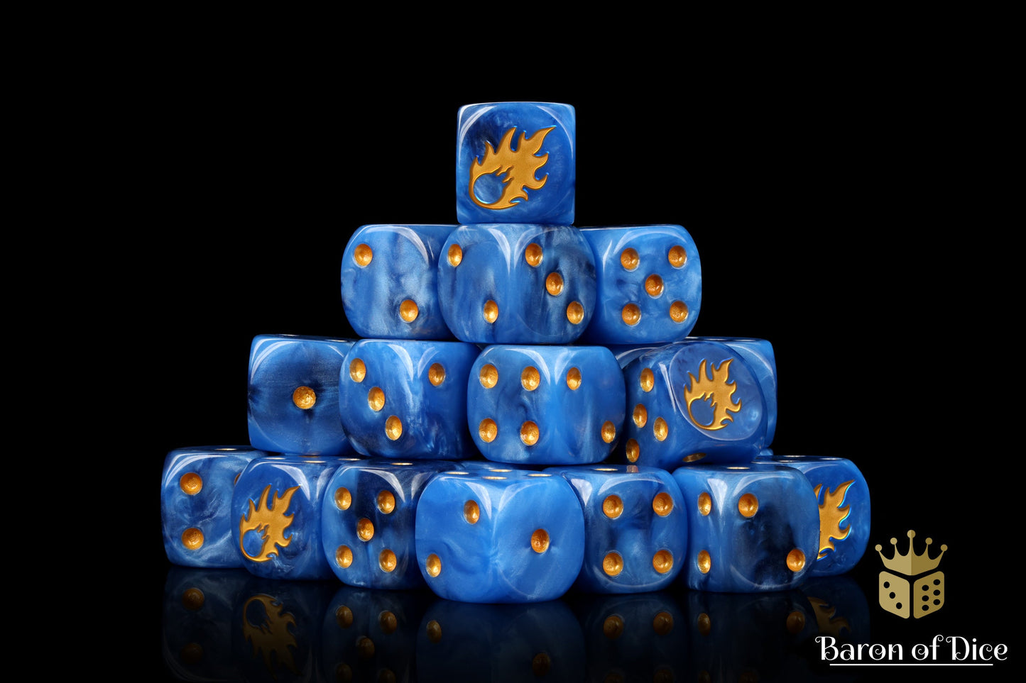 Twin Meteors 16Mm Dice