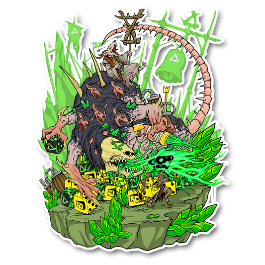 Premium Vinyl Stickers - My My Cheese!