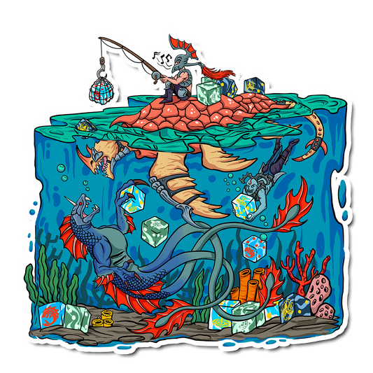 Premium Vinyl Stickers - Sea Elves
