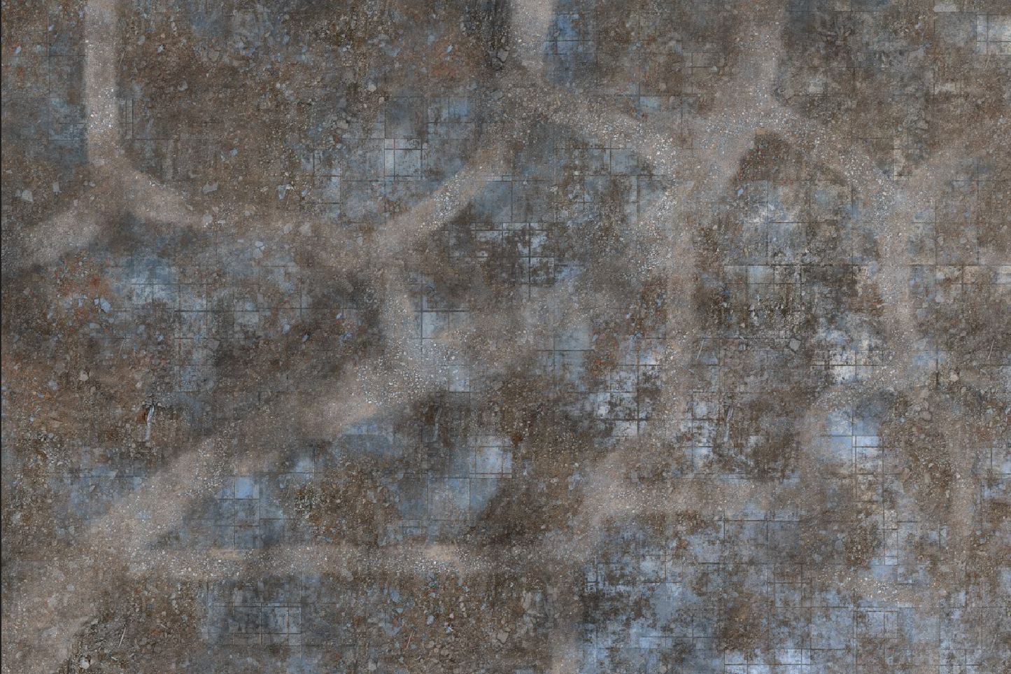 Urban Ruins - Neoprene Battle Mat - Baron of Dice