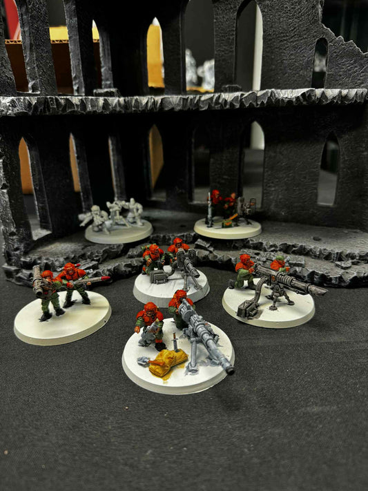 Catachan Heavy Weapons Squad + Proxies Pre Owned