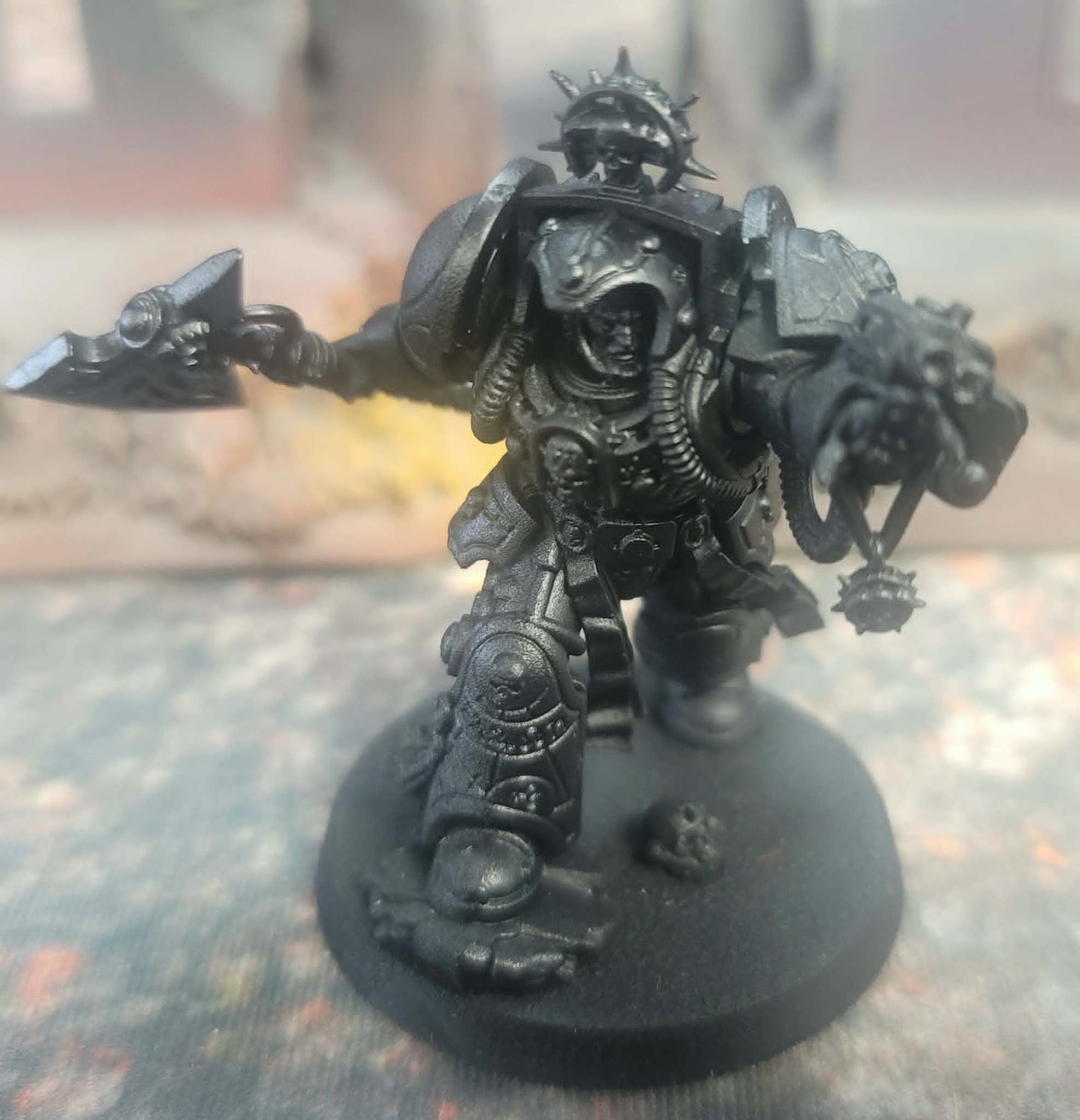 Librarian in Terminator Armour (Pre-Owned , Primed Black)