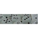 CHX27801	D6 12mm Frosted Clear/Black