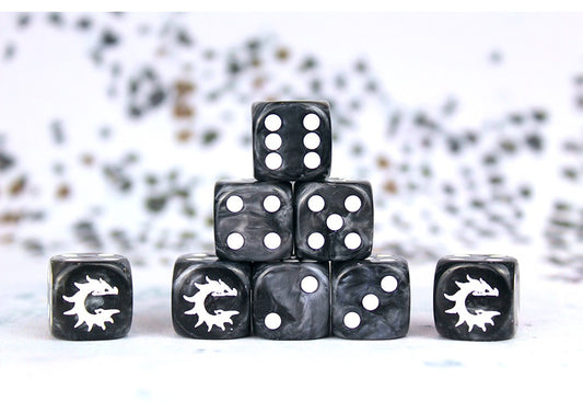 Conquest Logo On Black Dice