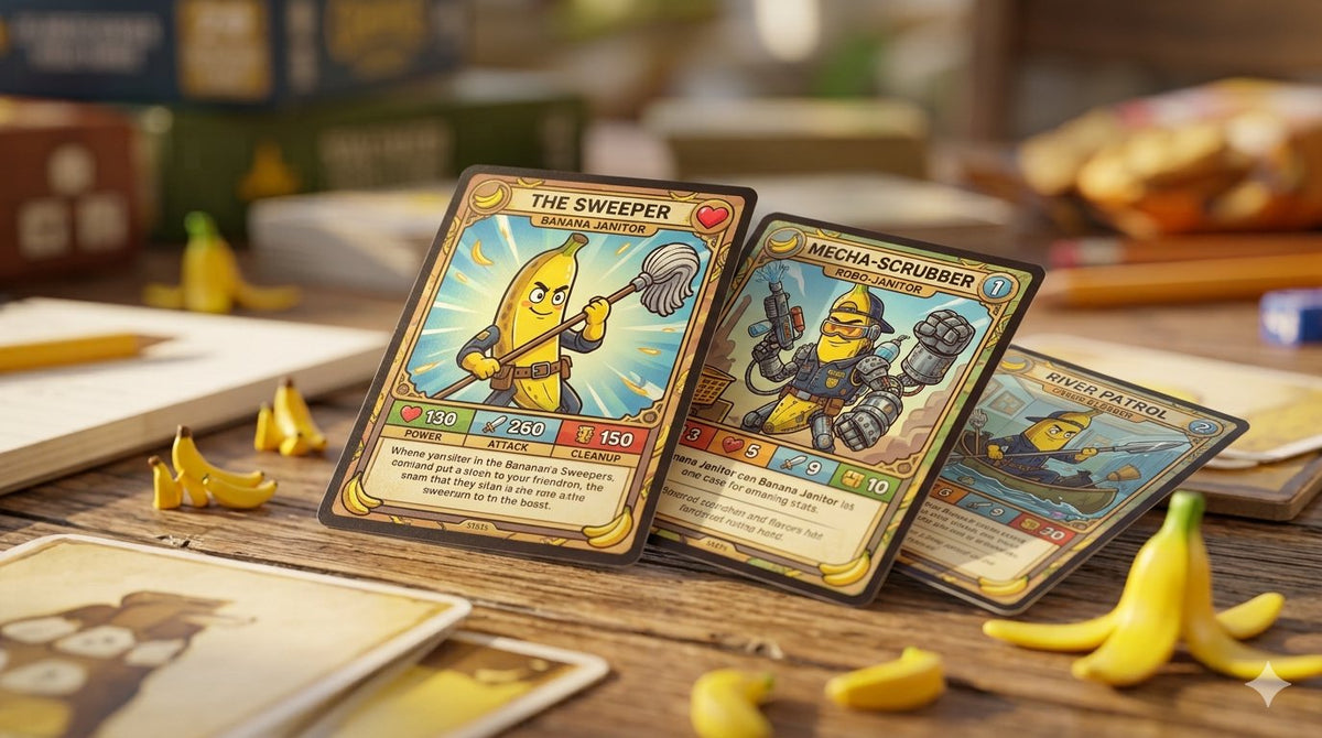 Gift Card: Cards with Orders for the Banana Janitors