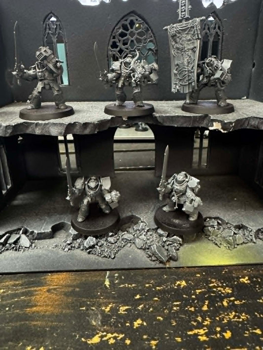 Grey Knights Terminators Preowned with banner