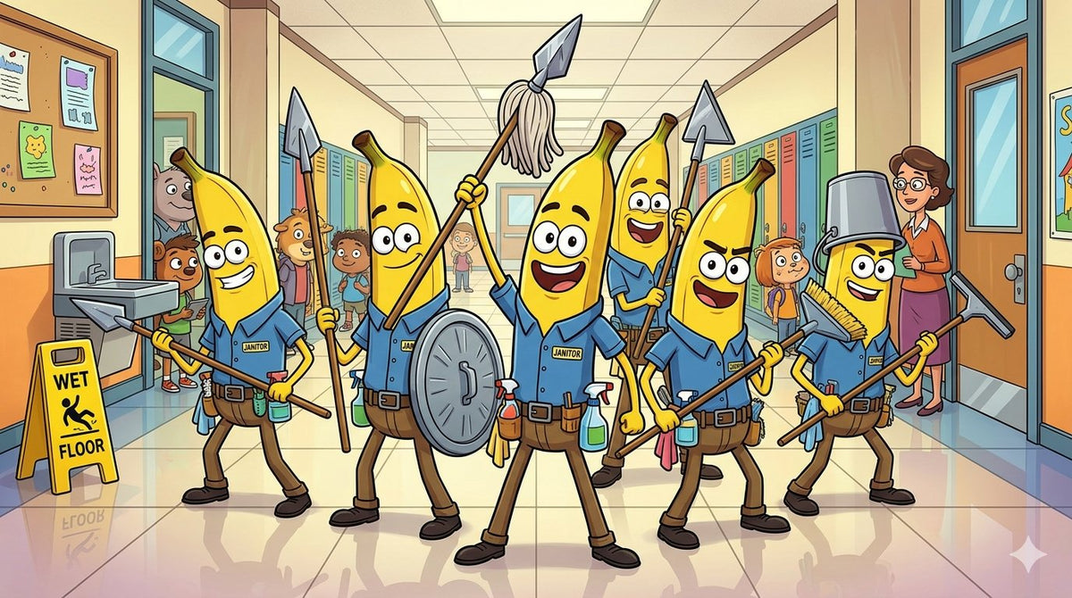 Gift Card: Banana Janitors with Spears