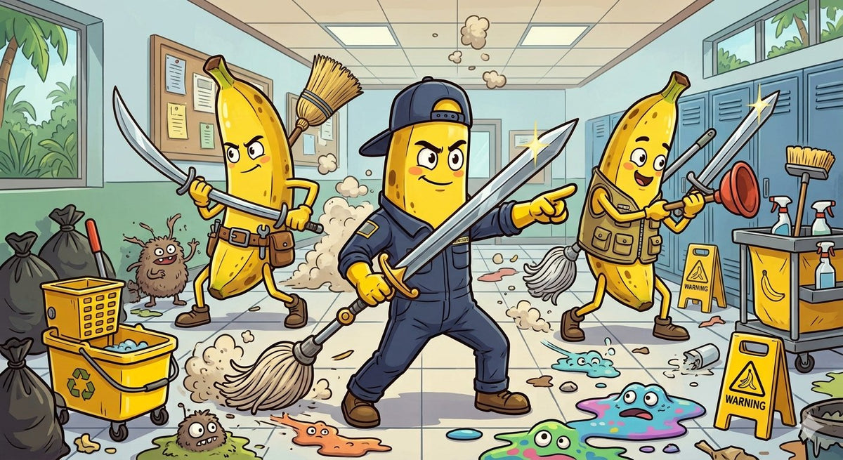 Gift Card: Banana Janitors with Swords