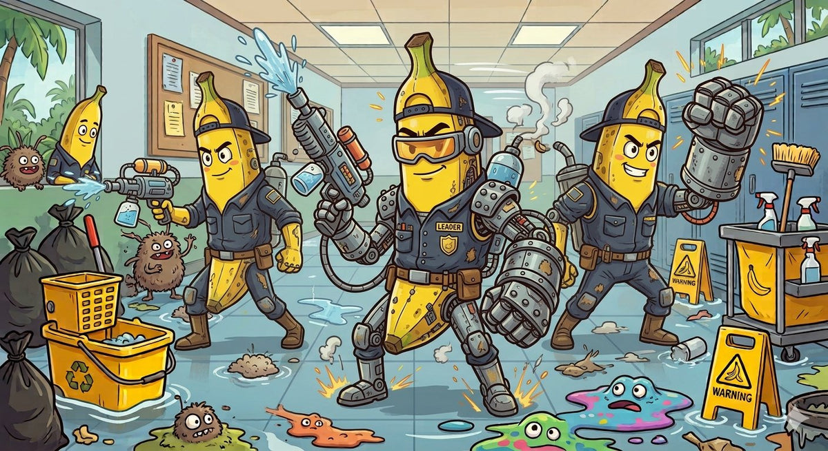 Gift Card: Banana Janitors with Fists and Guns