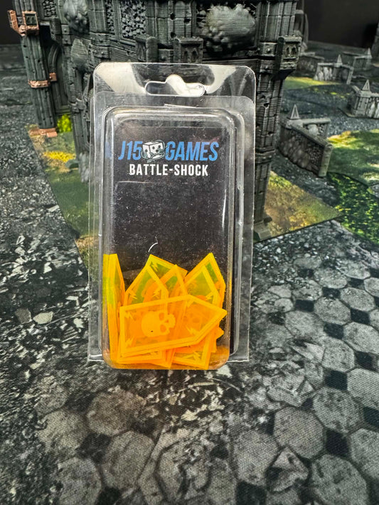 Battle Shock Tokens set of 10 (Yellow)
