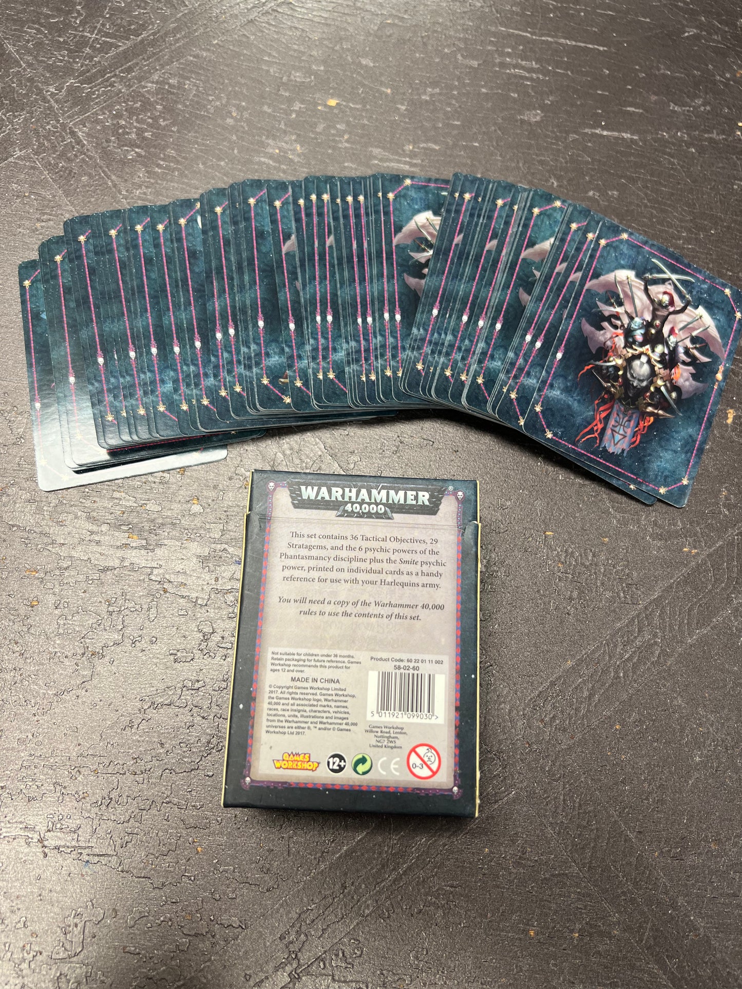 Datacards: Harlequins