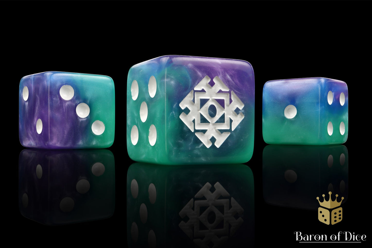 Mountain Treasure, Square 16Mm Dice