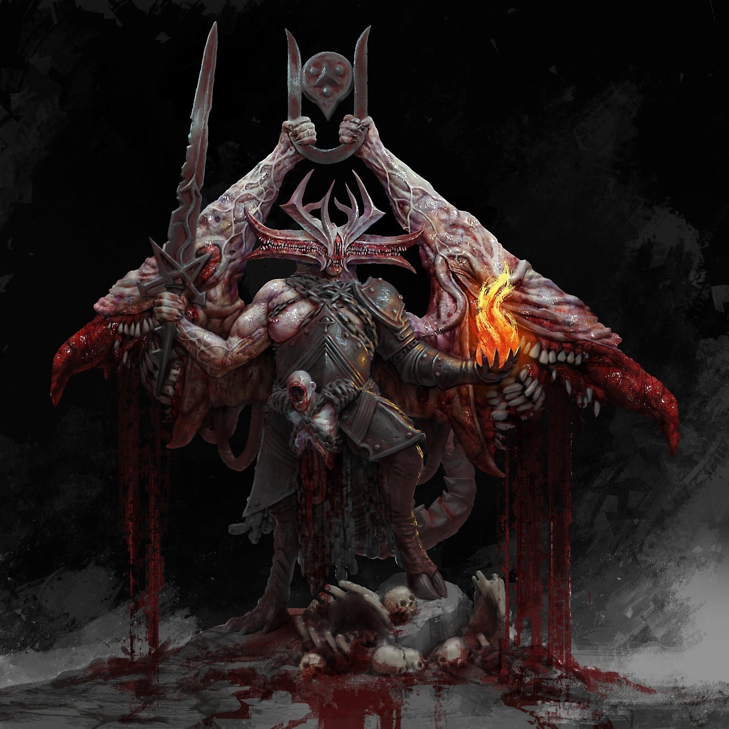 Court of the Seven-Headed Serpent | Official Trench Crusade Dice Set