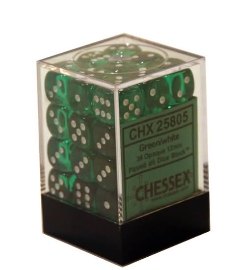 CHX23805 Translucent 36D6 Green/White 12Mm